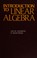 Cover of: Introduction to linear algebra