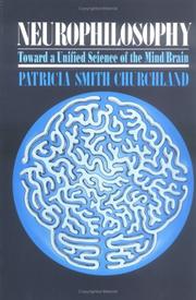 Cover of: Neurophilosophy by Patricia Smith Churchland