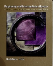 Cover of: Beginning and Intermediate Algebra by R. David Gustafson